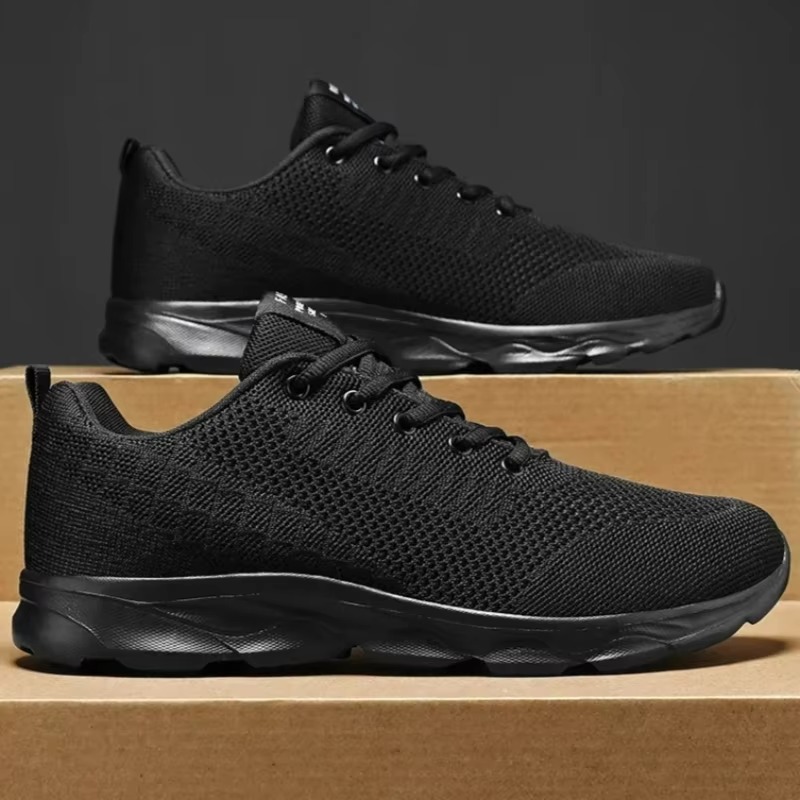 Men'S Shoes Black And White - Mens Shoes Breathable Casual Sneakers Fashion