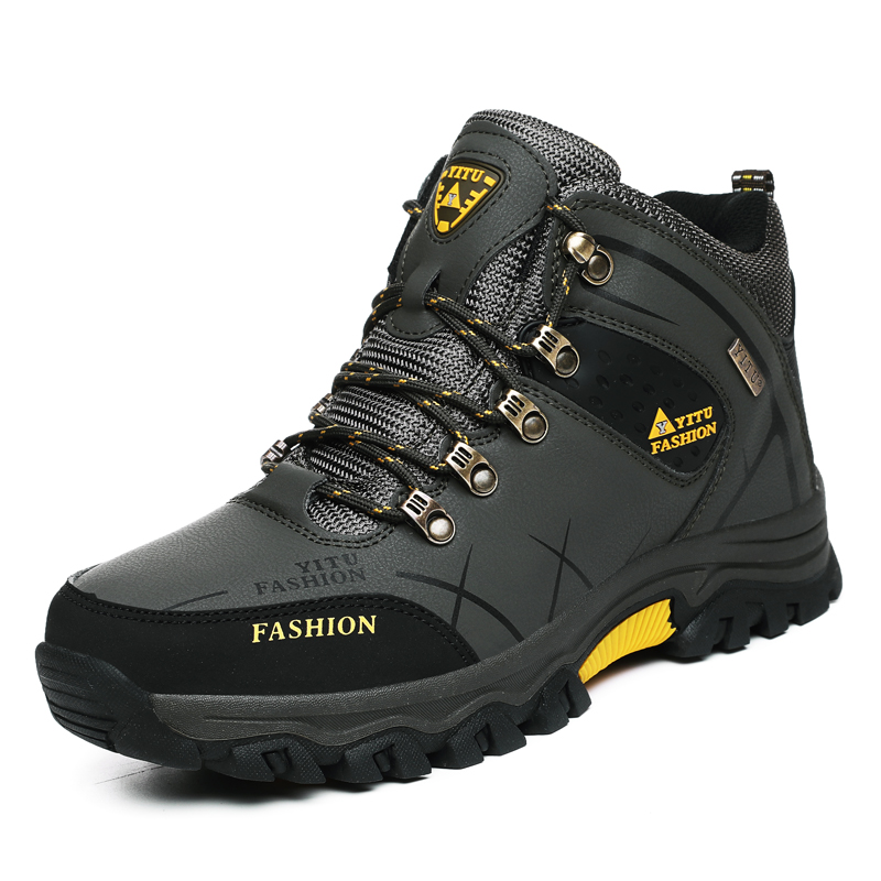 Hiking Boot Waterproof - Brand Men Winter Snow Boots Waterproof