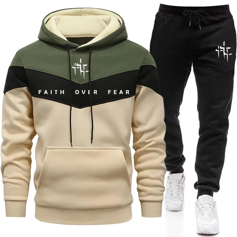Faith Over Fear Men's Tracksui - đánh giá và giá Men Shoes Joggers