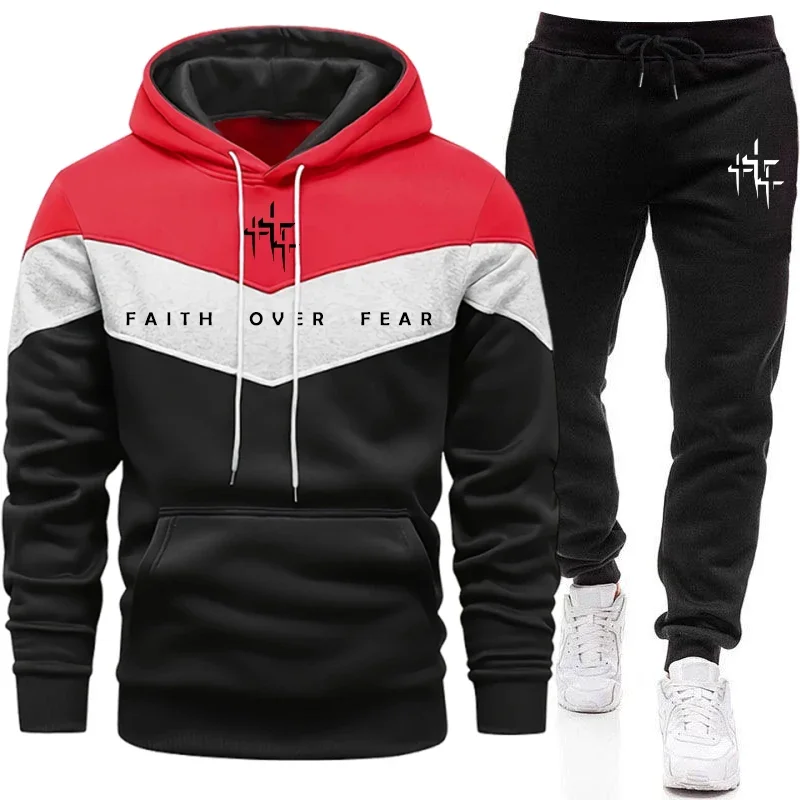 Faith Over Fear Men's Tracksui - đánh giá và giá Men Shoes Joggers