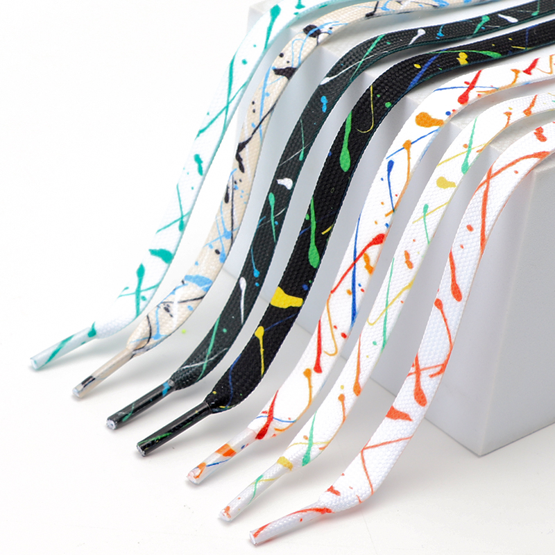 New Splash Ink Shoelaces for S - đánh giá và giá Men Shoes White Colour