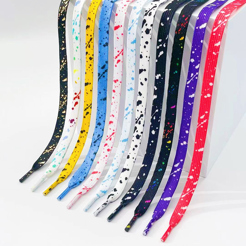 New Splash Ink Shoelaces for S - đánh giá và giá Men Shoes White Colour