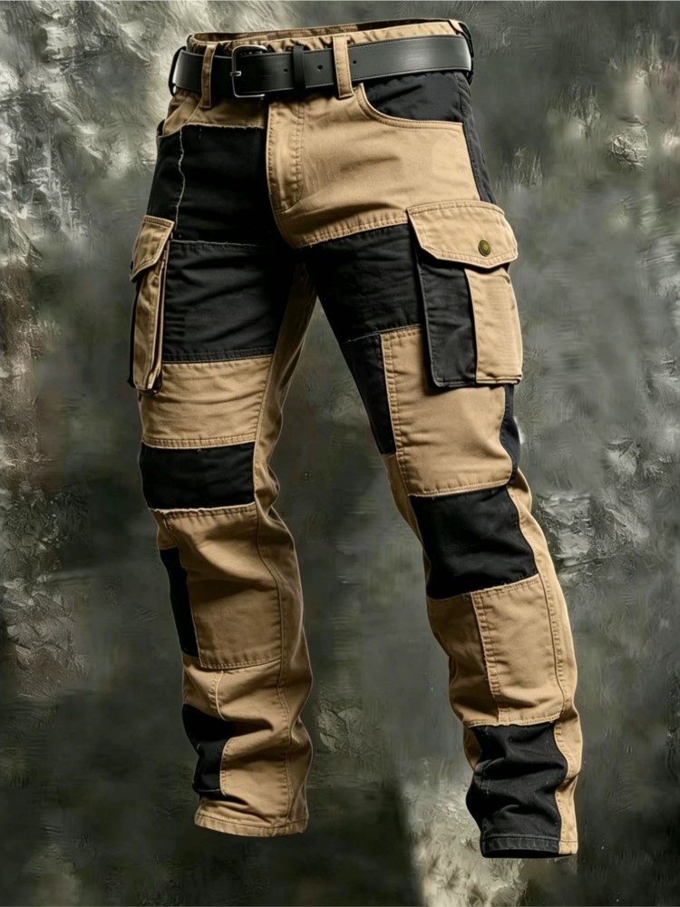 Cotton Men Cargo Pants Khaki C - đánh giá và giá Men Shoes Joggers