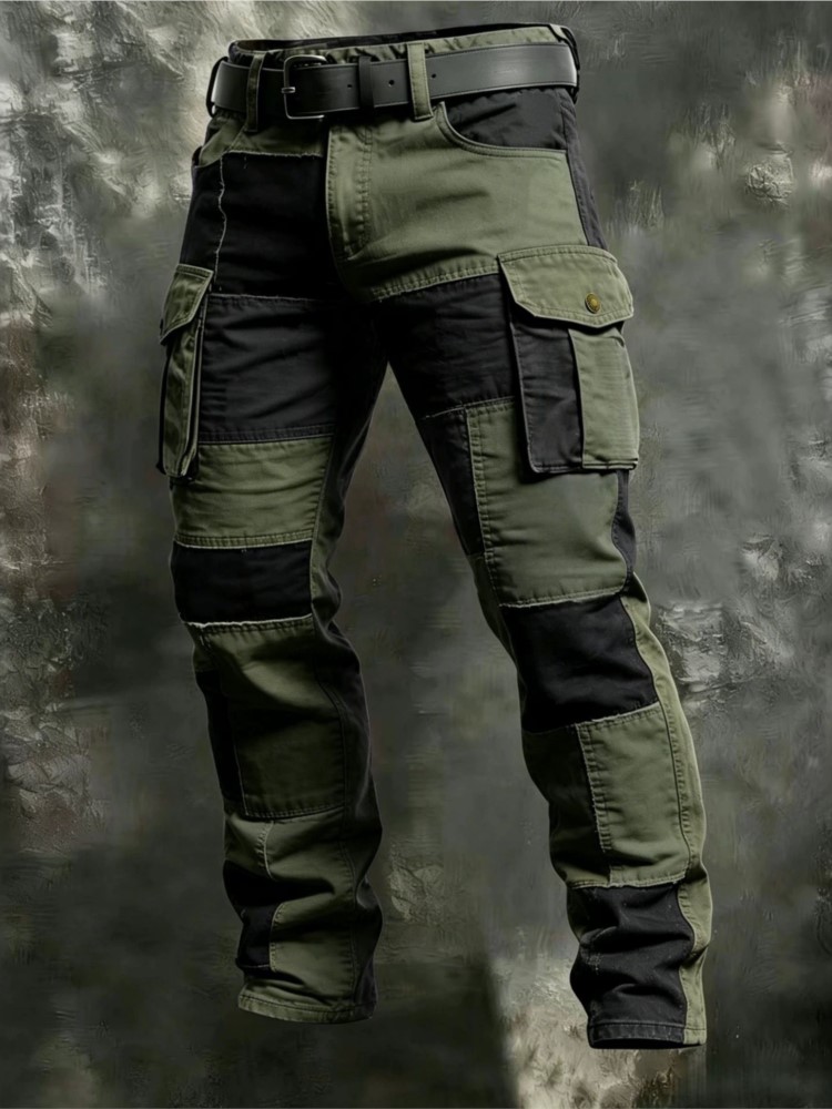 Cotton Men Cargo Pants Khaki C - đánh giá và giá Men Shoes Joggers