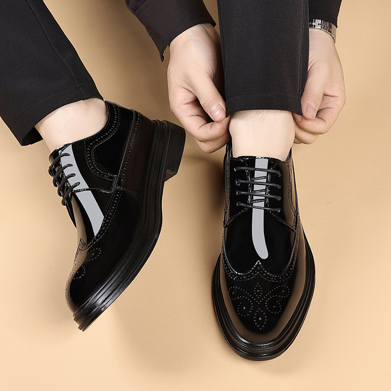 Men's Patent Leather Brogue Dr - đánh giá và giá Oxford Brogue Leather