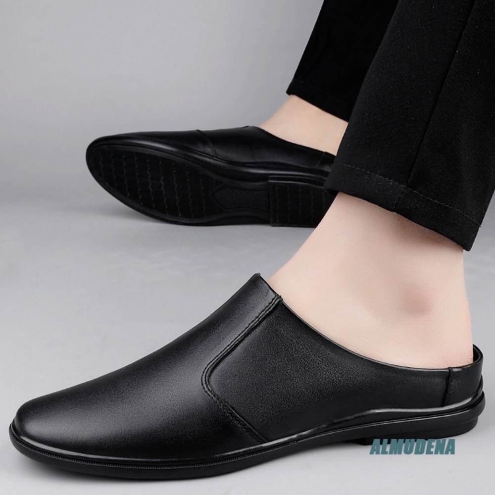 Minimalist Men Business Half S - đánh giá và giá Men'S Shoes Black And White