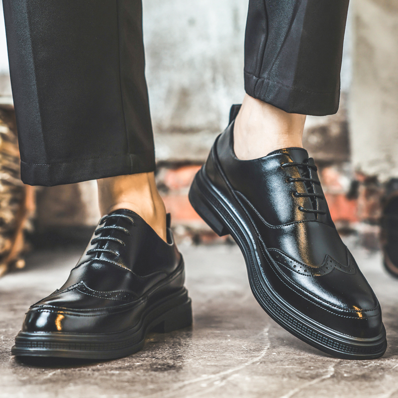 Men's Height Increasing Leathe - đánh giá và giá Oxford Brogue Leather