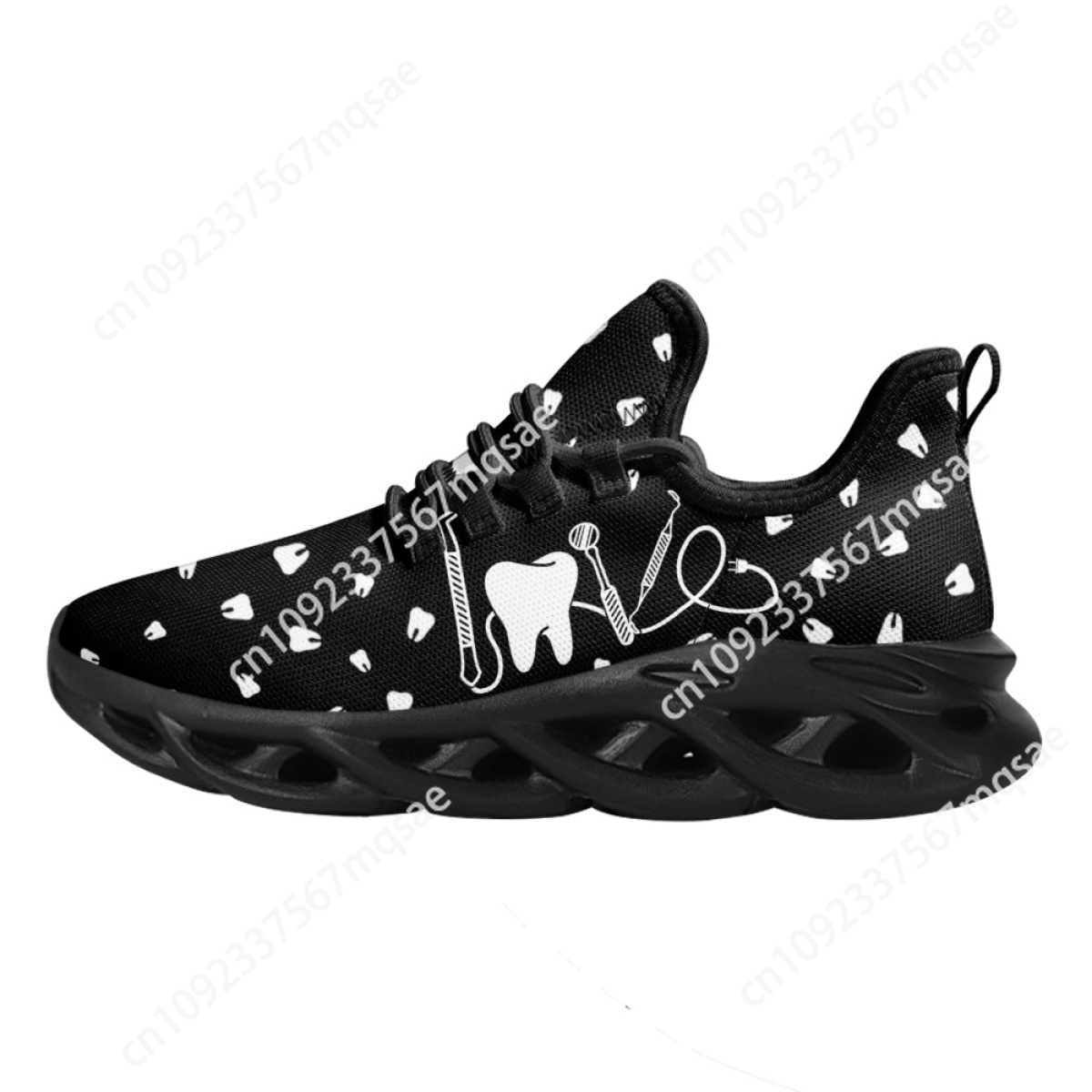 Black and White Teeth Medical  - đánh giá và giá Men'S Shoes Black And White