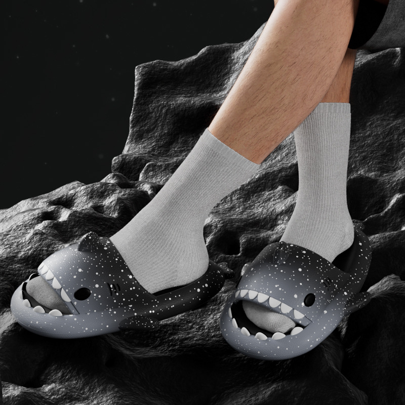Cute Cartoon Shark Slippers Fo - đánh giá và giá Men'S Shoes To Women'S
