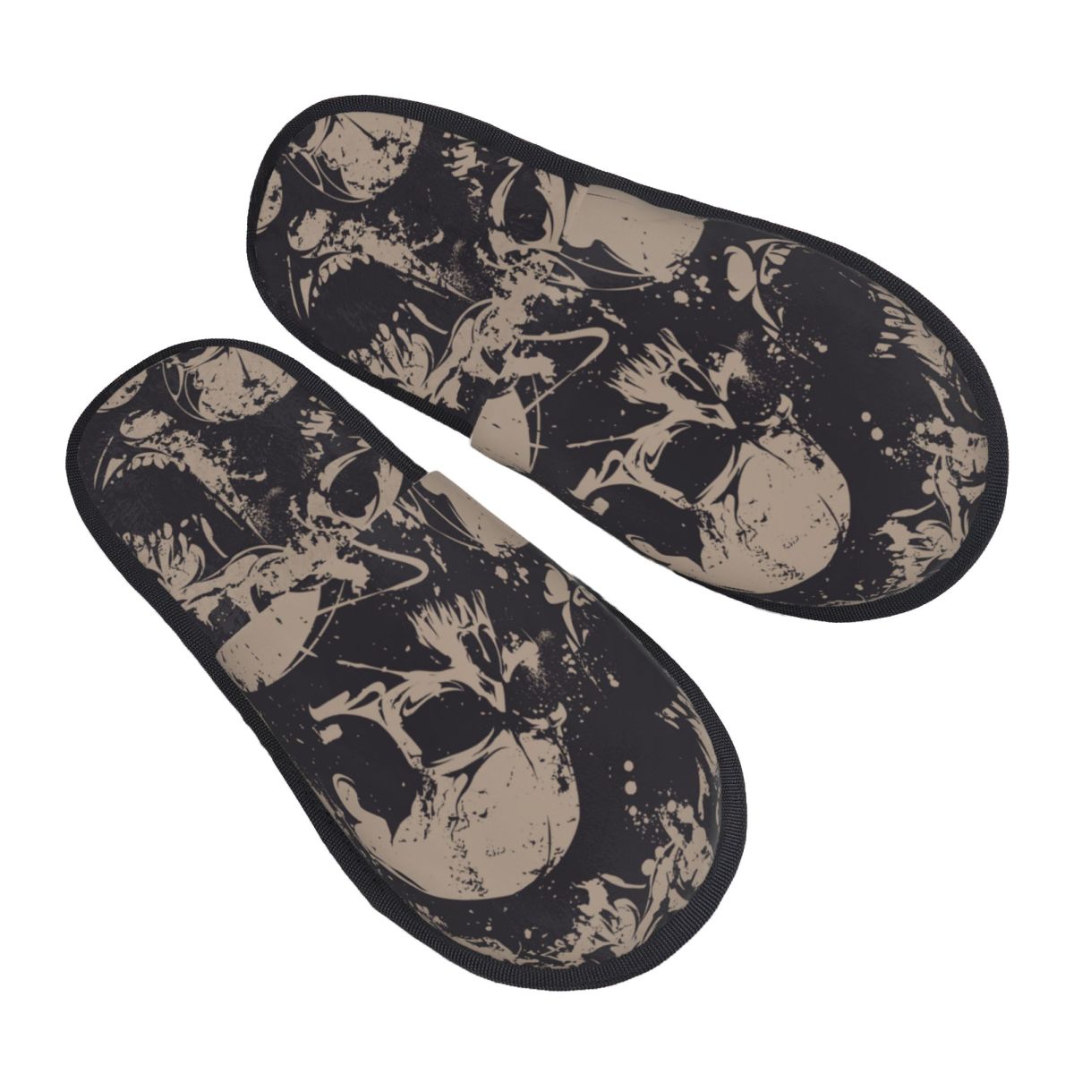 Indoor Black And White Skulls  - đánh giá và giá Men'S Shoes Black And White