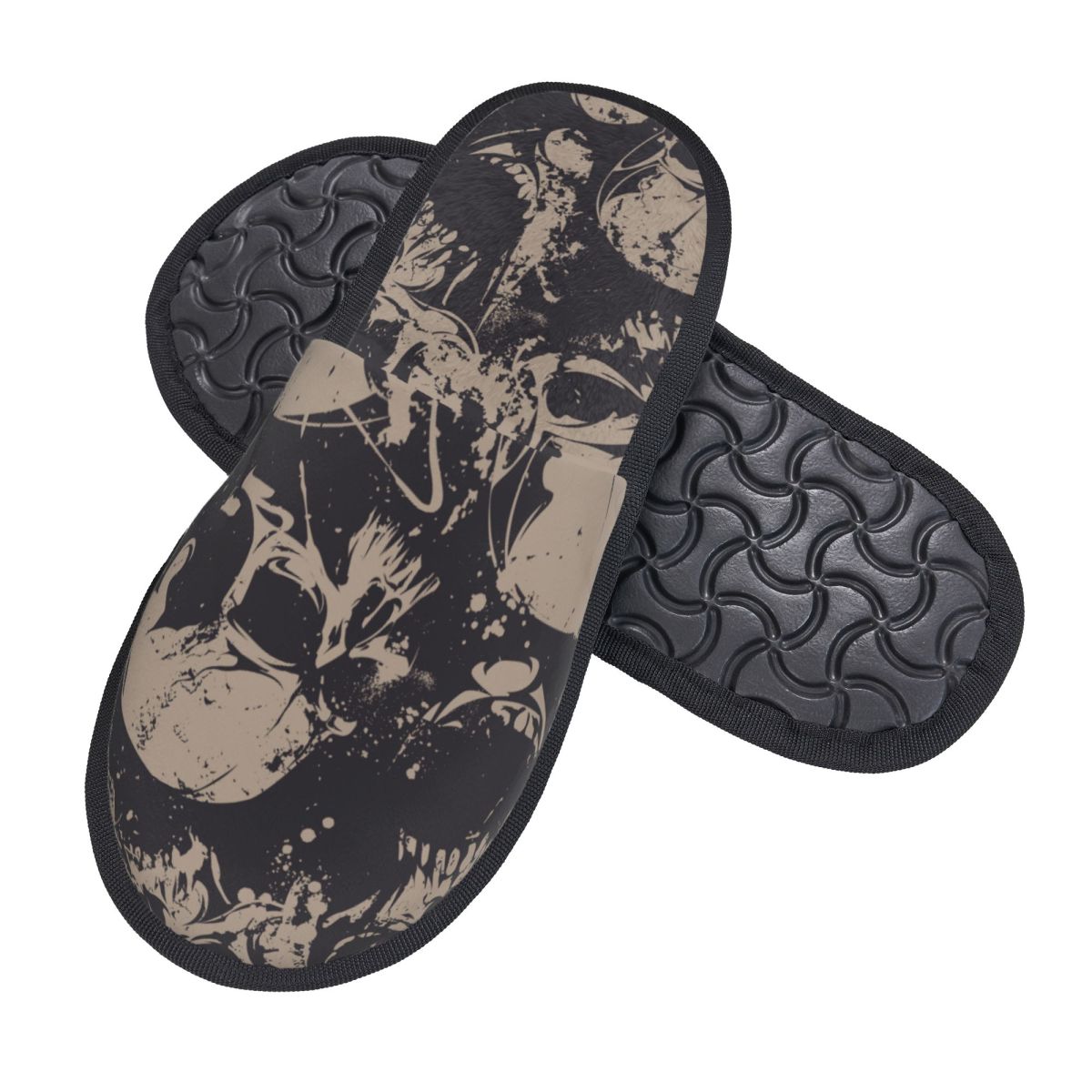 Indoor Black And White Skulls  - đánh giá và giá Men'S Shoes Black And White