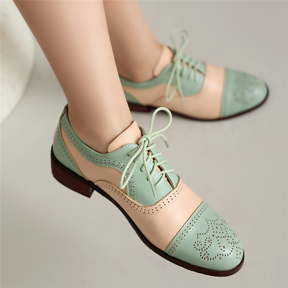 Women Spring Autumn Oxford Sho - đánh giá và giá Oxford Brogue Leather