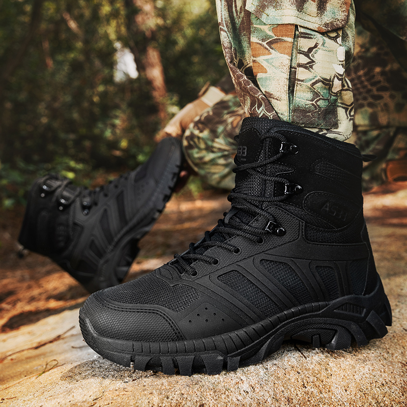 Men Tactical Boots Lace Up Des - đánh giá và giá Hiking Boot Waterproof