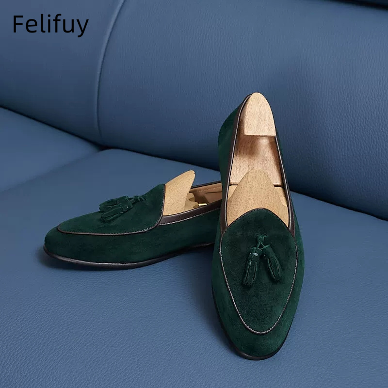 Italian kinds Cow Suede Men's  - đánh giá và giá Men Shoes Kinds