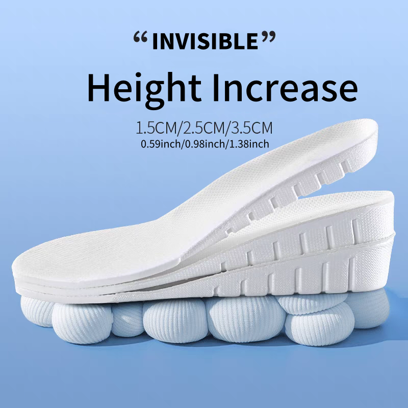 1 Pair New 1.5-3.5cm White Inv - đánh giá và giá Men Shoes Outlet