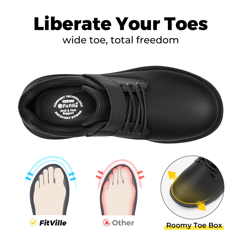 FitVille Men'S Diabetic Shoes  - đánh giá và giá Men'S Shoes V5 Rnr