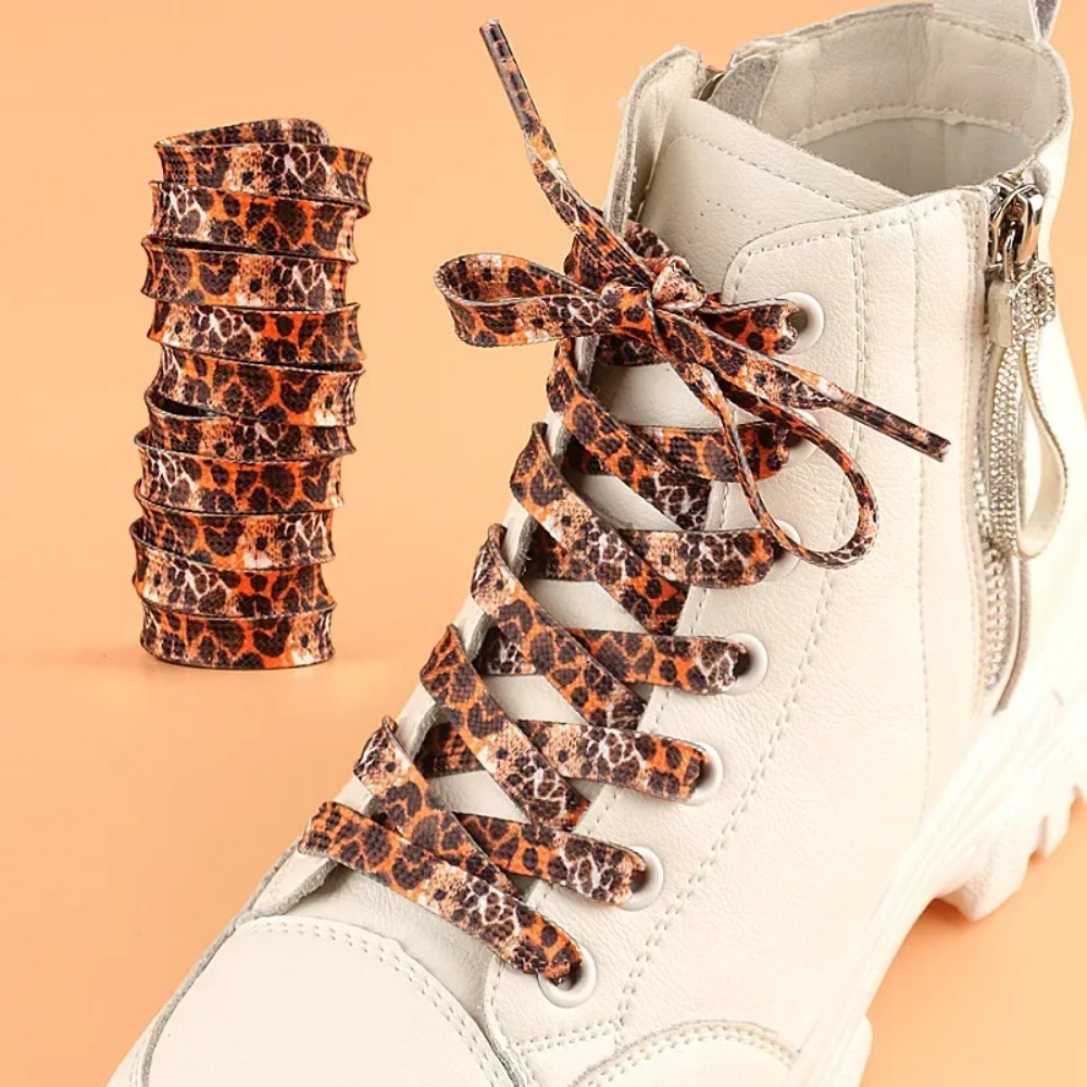 Classic Leopard Print Shoelace - đánh giá và giá Men Shoes Kinds