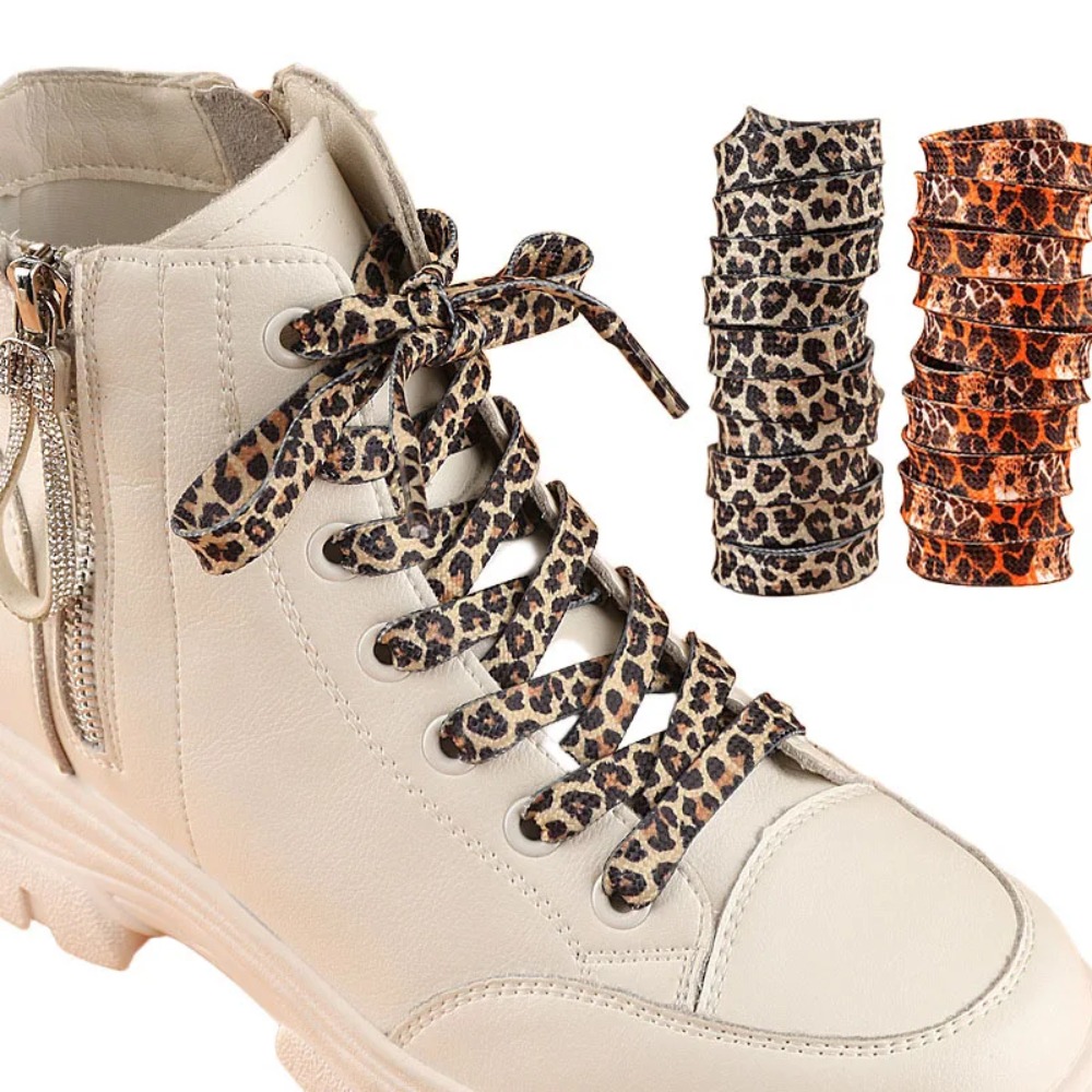 Classic Leopard Print Shoelace - đánh giá và giá Men Shoes Kinds