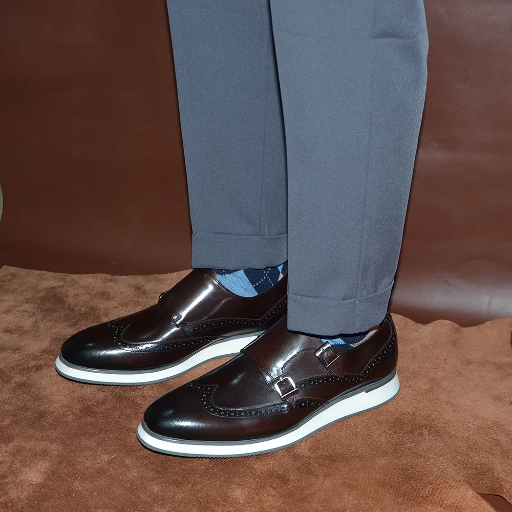 European Luxury Mens Sneakers  - đánh giá và giá Oxford Brogue Leather