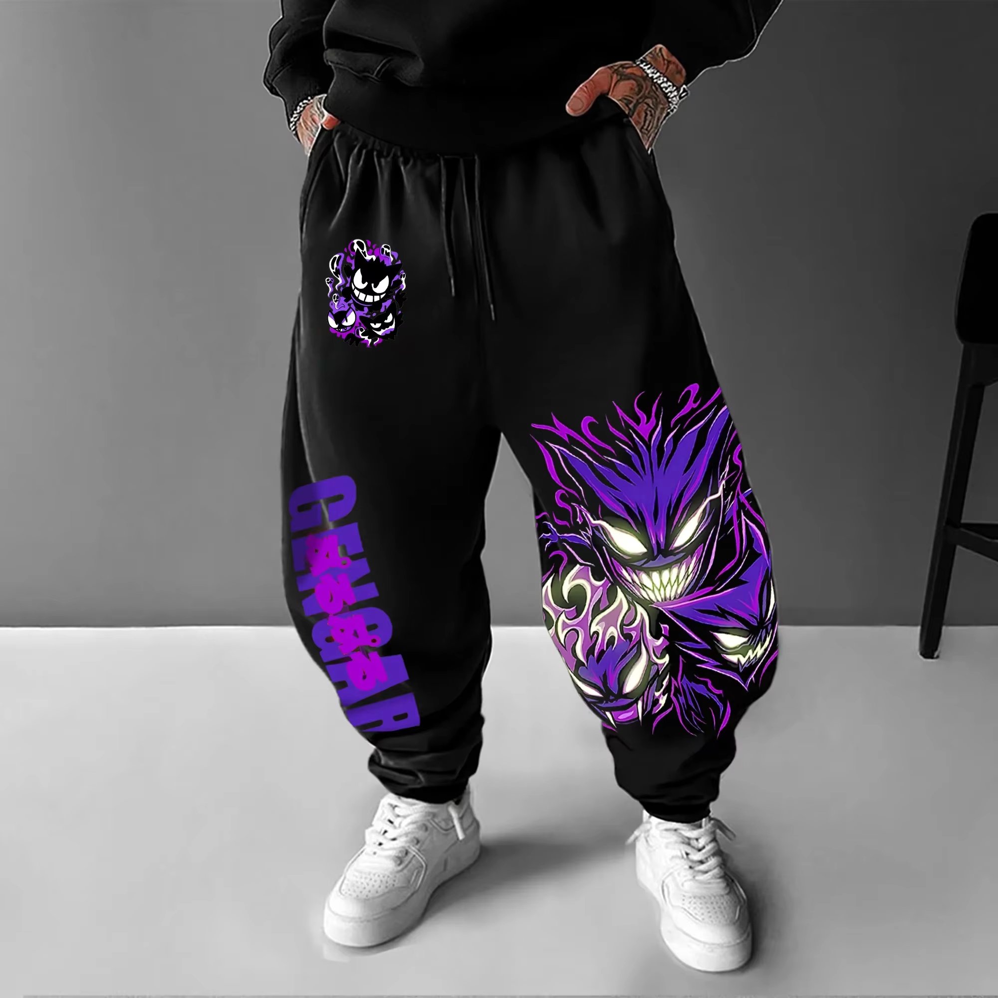 Y2K 2026 Pokemon Gengar Cotton - đánh giá và giá Men Shoes Joggers