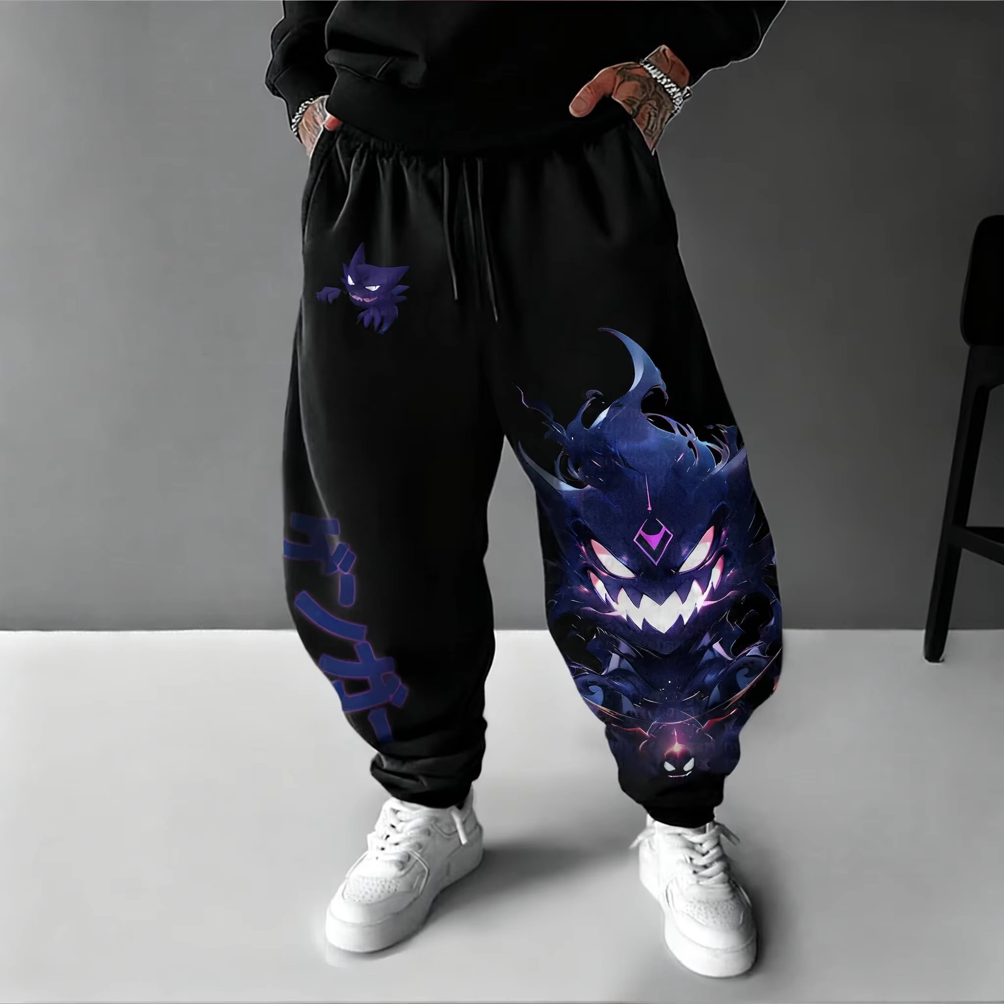 Y2K 2026 Pokemon Gengar Cotton - đánh giá và giá Men Shoes Joggers