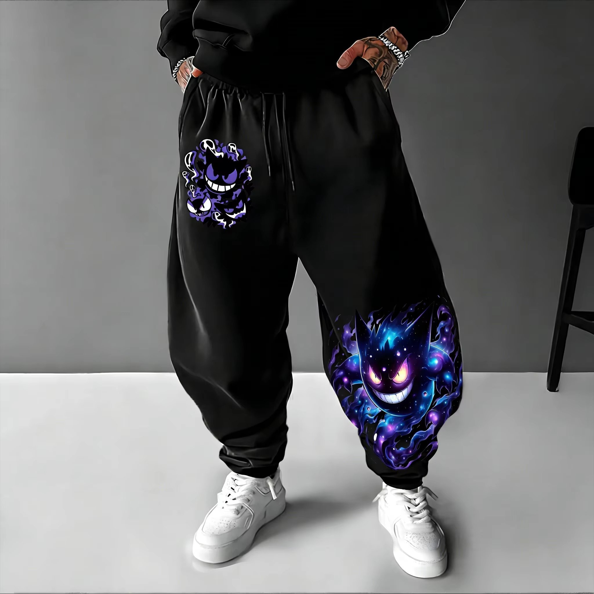 Y2K 2026 Pokemon Gengar Cotton - đánh giá và giá Men Shoes Joggers