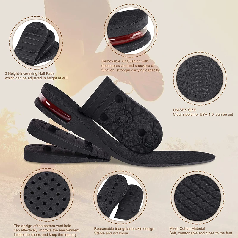 Height Increase Insoles Air Sh - đánh giá và giá Men Shoes Outlet