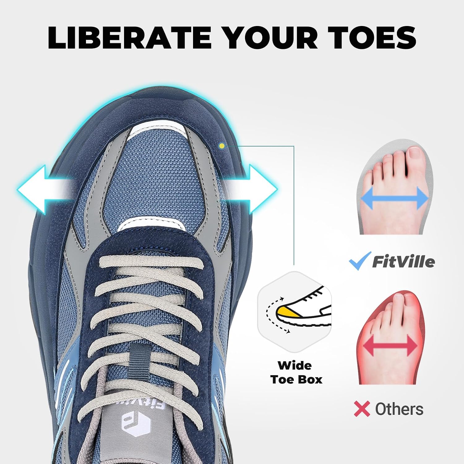 FitVille Wide Shoes For Men Wi - đánh giá và giá Men'S Shoes V5 Rnr