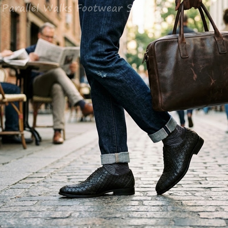 Sartorial Men Oxfords Fish Sca - đánh giá và giá Oxford Brogue Leather