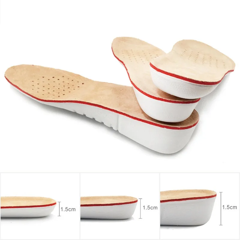 1Pair Height Increase Insole M - đánh giá và giá Men Shoes Outlet