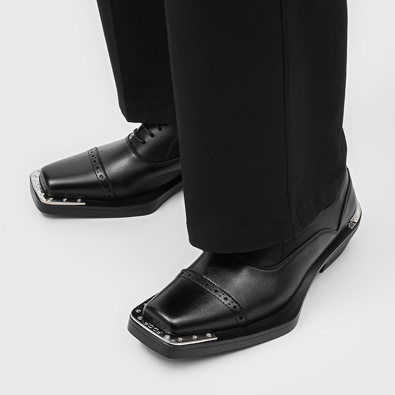 mens fashion hip hop rock carv - đánh giá và giá Oxford Brogue Leather