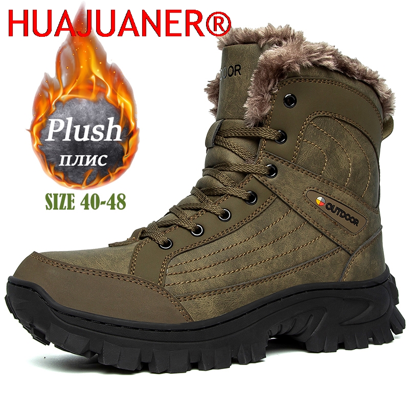 Men Winter Snow Boots Platform - đánh giá và giá Hiking Boot Waterproof