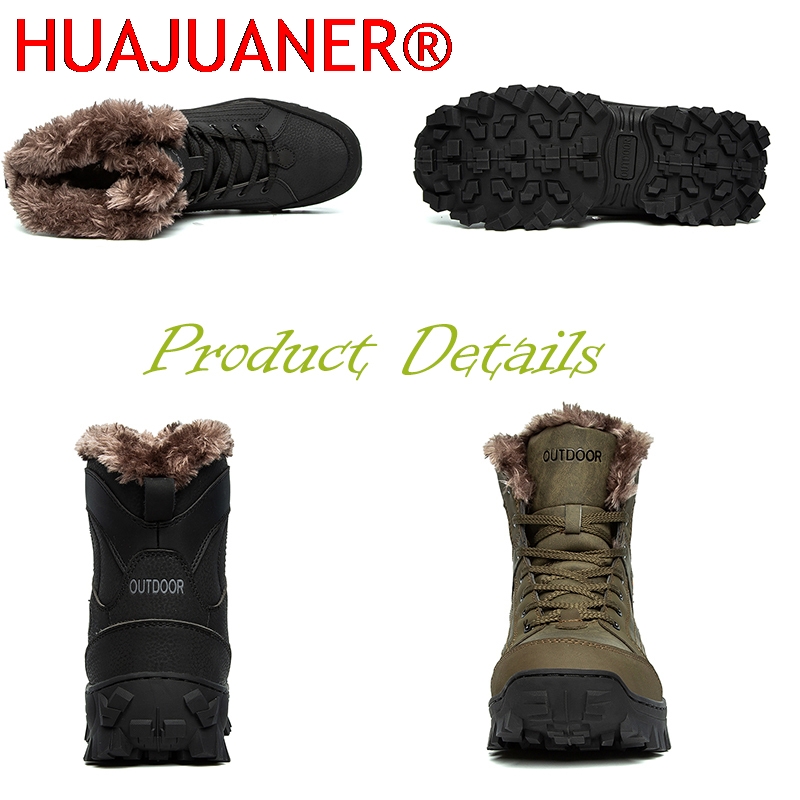 Men Winter Snow Boots Platform - đánh giá và giá Hiking Boot Waterproof